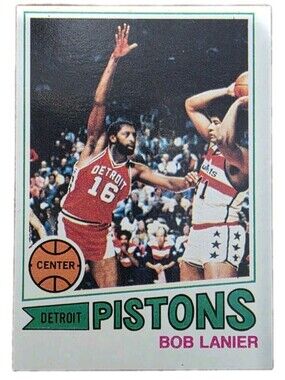1977-78 Topps Basketball #61 Bob Lanier Detroit Pistons trading card Collectable